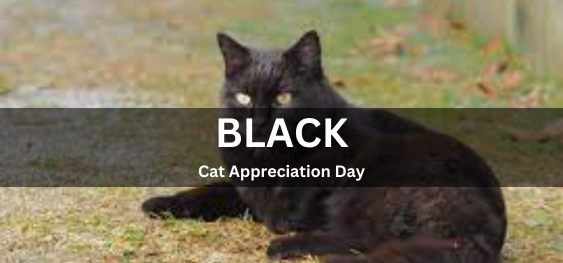 Black Cat Appreciation Day [काली बिल्ली प्रशंसा दिवस]
